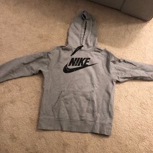 Nike grey sweatshirt size